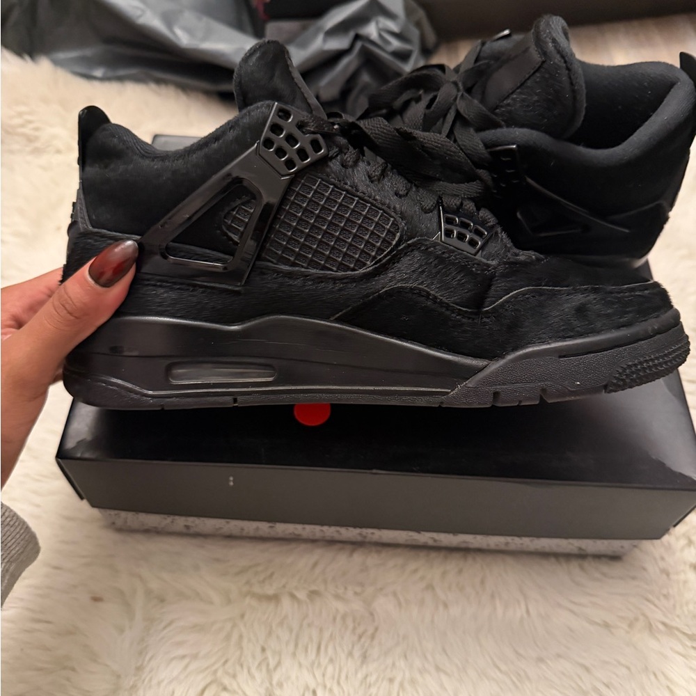 Olivia Kim black cat Jordan 4 - women’s
